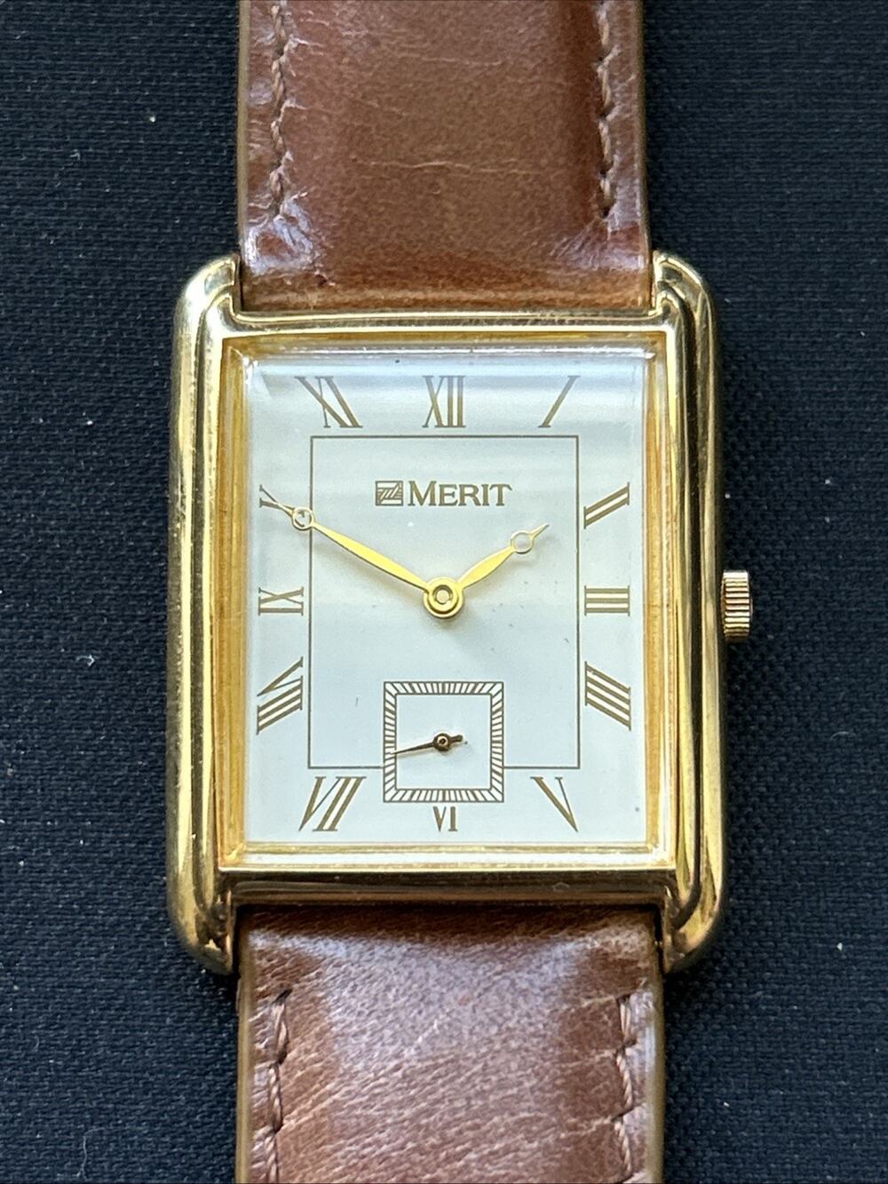 Vintage Merit Tank Style Women’s Quartz Watch